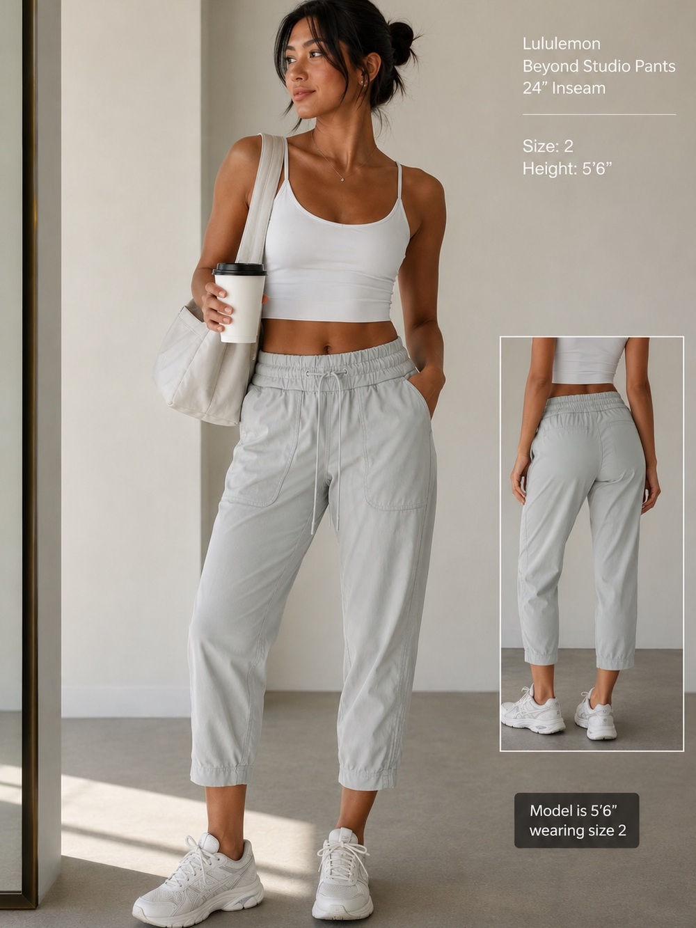 Lululemon Beyond Studio Crop Pant – Size 2